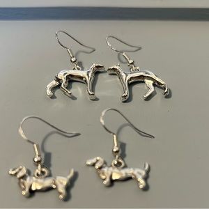 Dog and/or cat earrings, fun, Christian based artist, handmade, $10 each